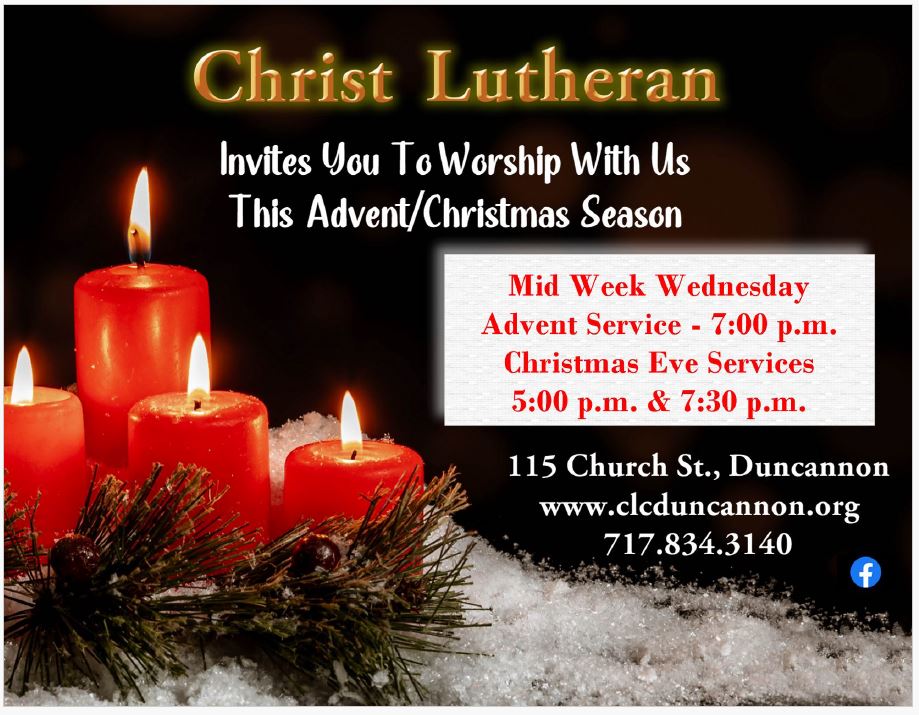 Advent Services – Christ Lutheran Church